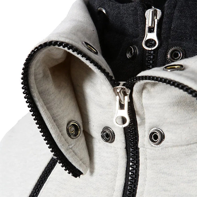 Men's Hooded Sweatshirt Jacket