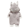 Newborn Baby Hooded Romper