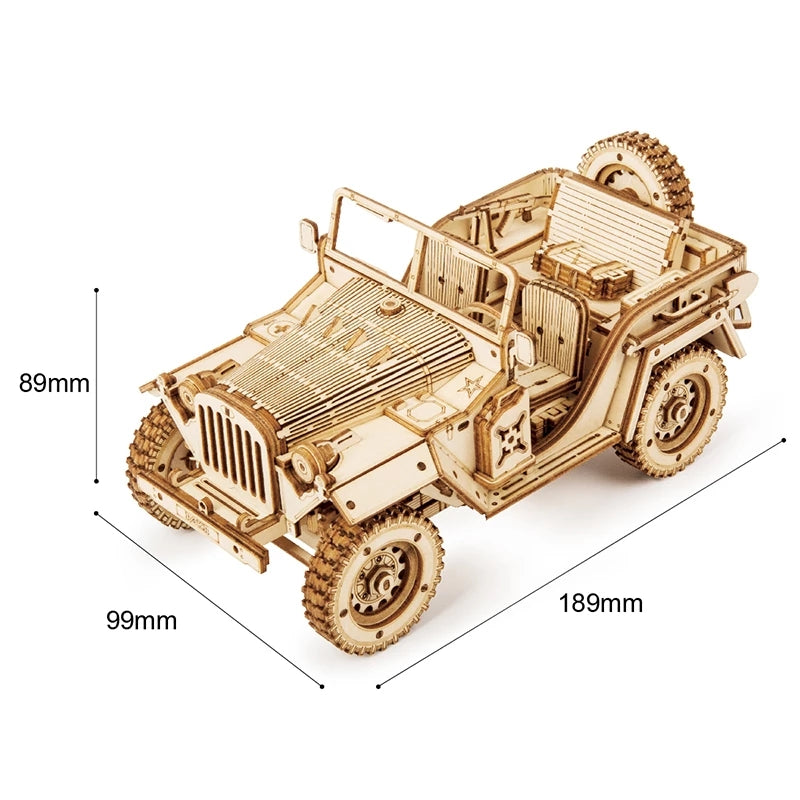 3d Wooden Car Puzzle