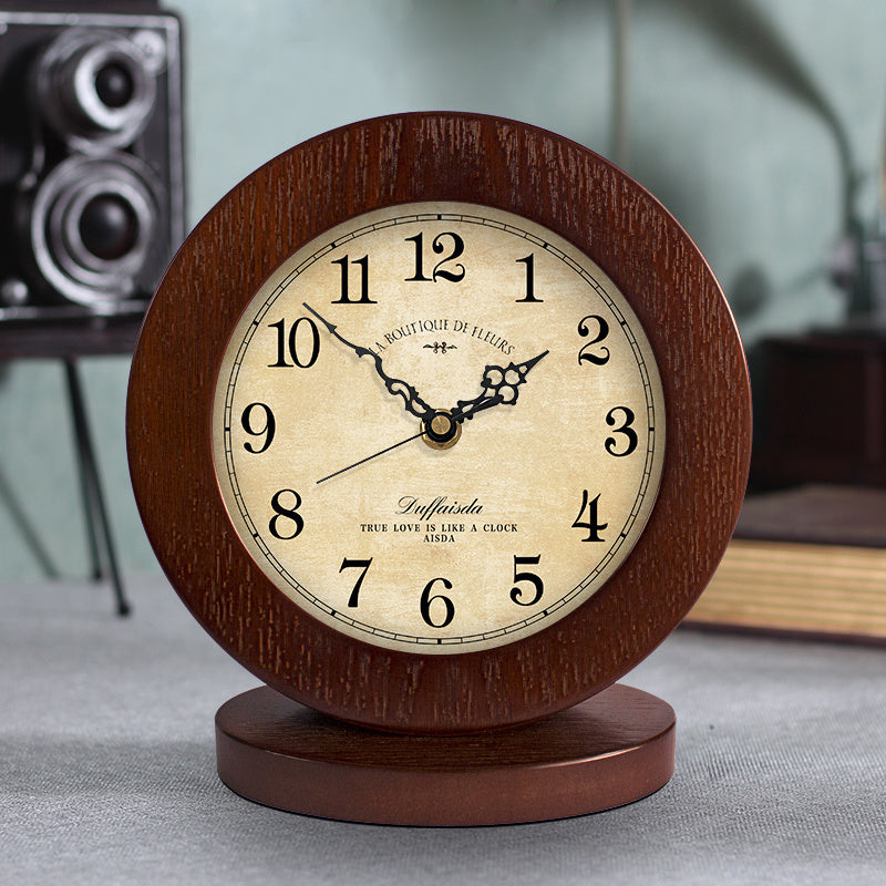 American Wooden Table Clock