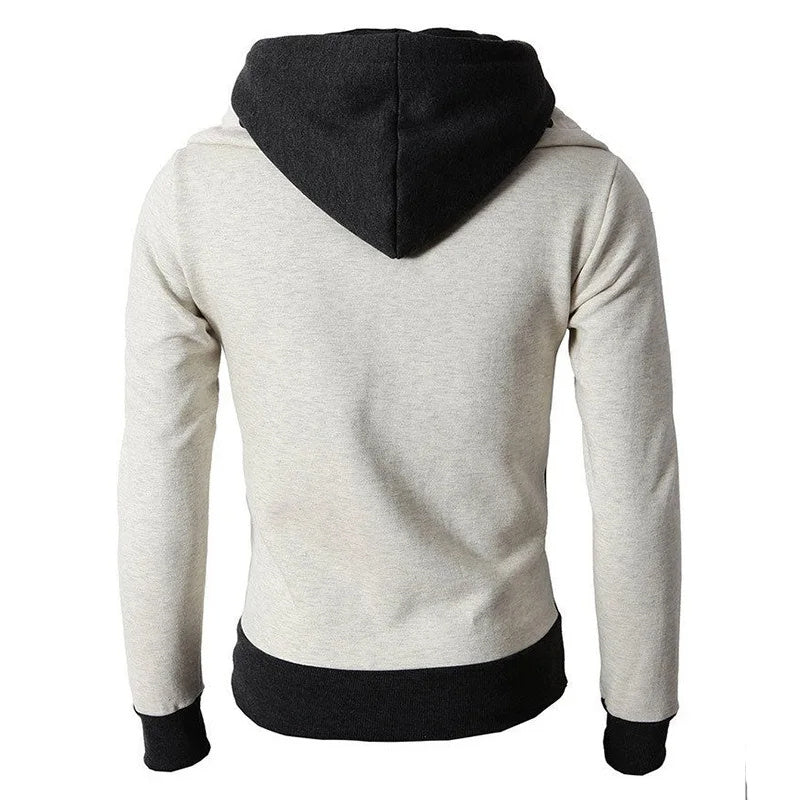 Men's Hooded Sweatshirt Jacket