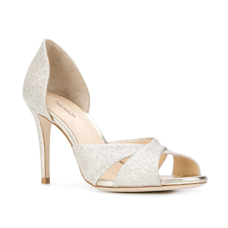 Gingerly Light Stiletto Sandal