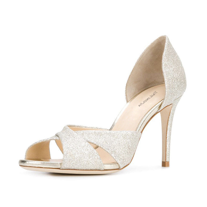 Gingerly Light Stiletto Sandal