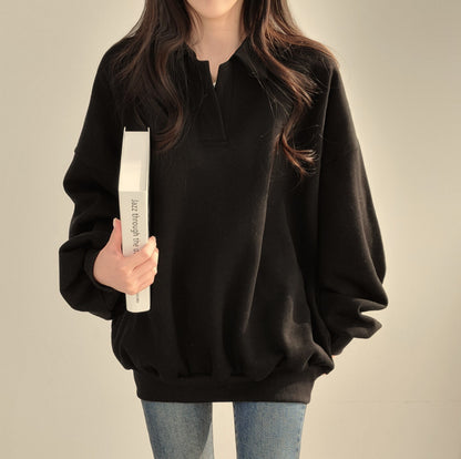 Women's Casual Loose Retro Sweatshirt