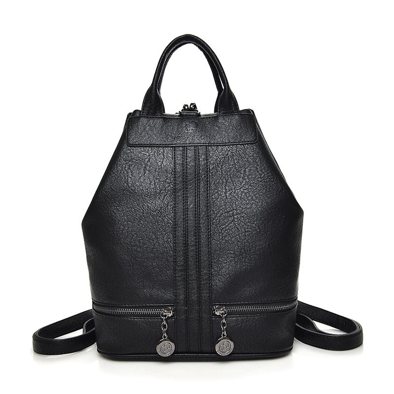 Women's All-Match Cowhide Leather Backpack