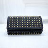 Women's Rivet Three-Fold Wallet