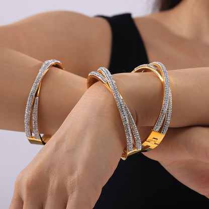 Titanium Gold Bracelet