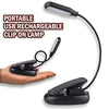 LED Lamp with Flexible Clip for Reading Books