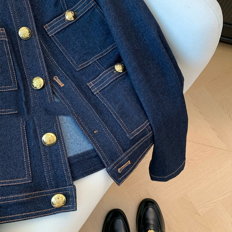 Classic Style Retro Denim Jacket