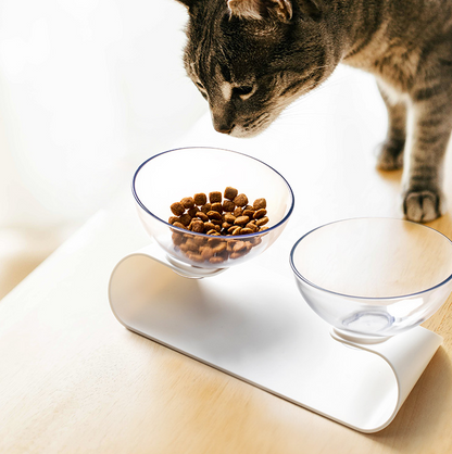 Double Hanging Pet Bowl