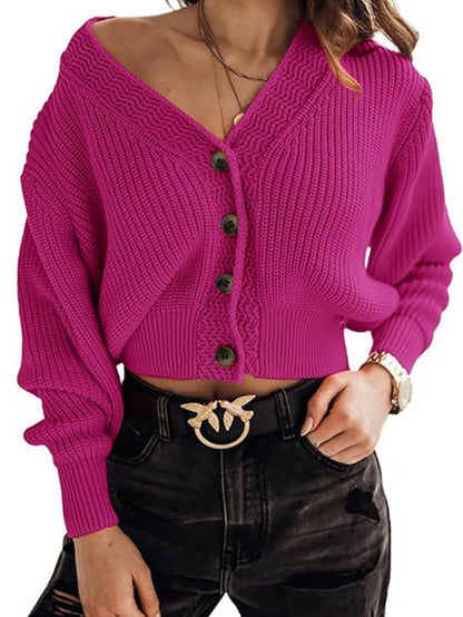 Women's V-Neck Cardigan