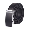 Men's Leather Belt with Automatic Buckle