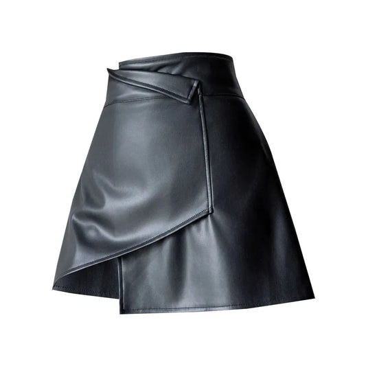 Stylish Leather Skirt