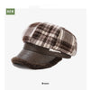 Retro Checkered Octagonal Hat