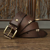 Retro Cowhide Leather Belt