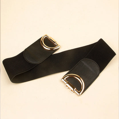 Women's Wide Buckle Belt