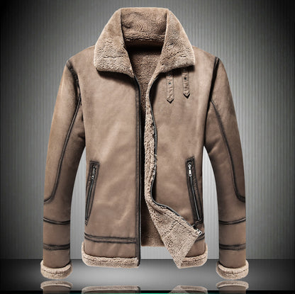 Men's Coat with Fleece Lining